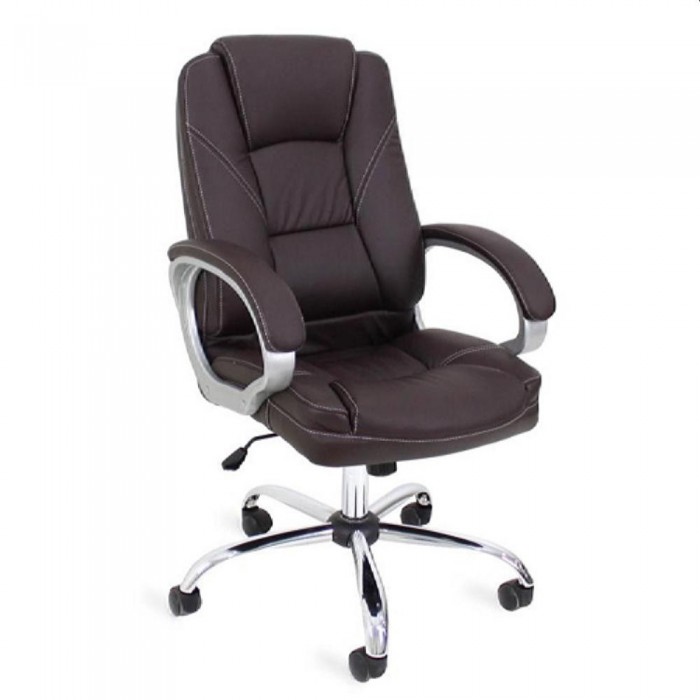 Офисное кресло Deco BX-3177 коричневое – Кресла офисные