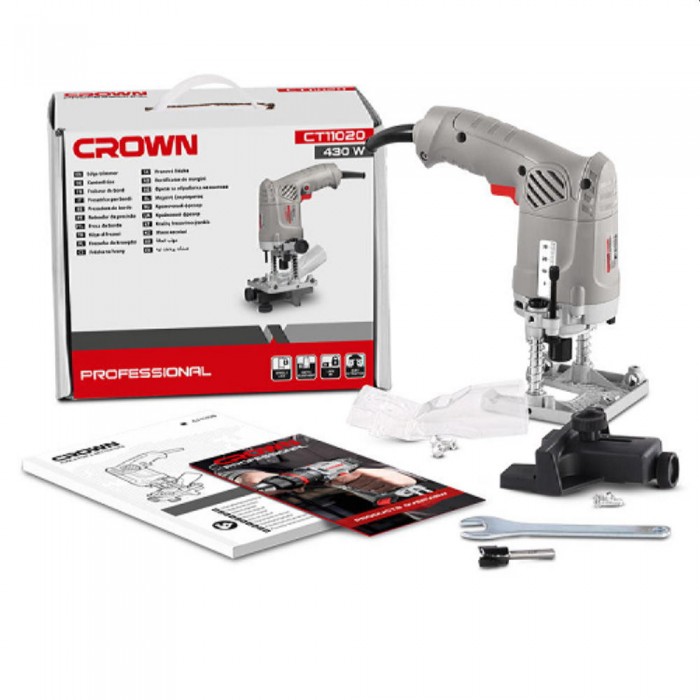 Фреза одноручная Crown CT11020 – Деревообрабатывающие станки