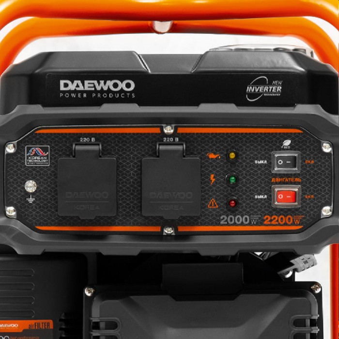 Генератор бензиновый инверторный Daewoo GDA 2600i – Генераторы