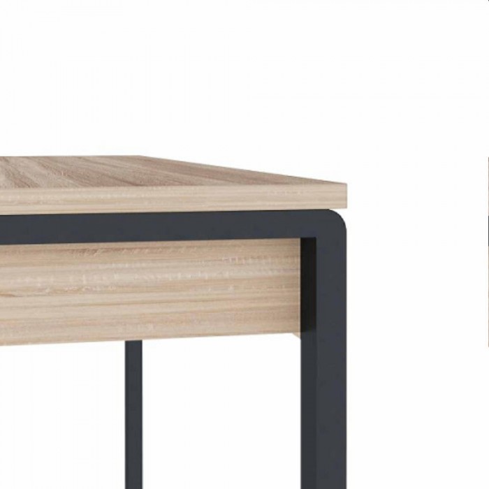 Настольный стол Deco маленький Sonoma-Black – Столы офисные