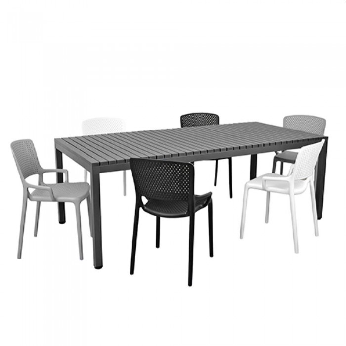 Стол садовый Deco Spark 210 Dark Grey – Столы садовые