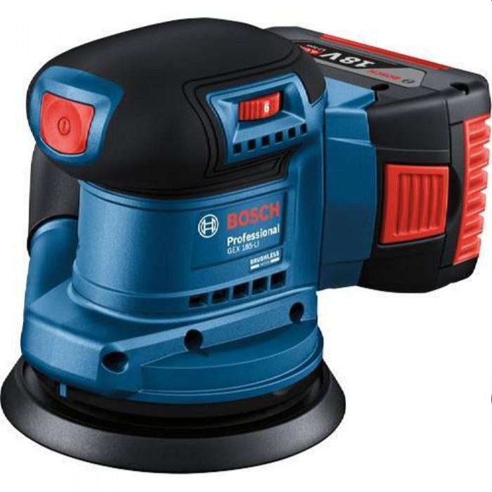 Șlefuitor excentric fără fir Bosch GEX 185-LI (06013A5020) – Polizoare și rindeloase