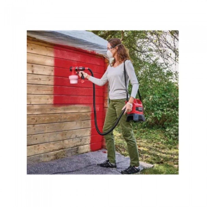 Машина для распыления с аккумуляторным компрессором Einhell TC-SY 18-90 (42.600.40) – Краскопульты