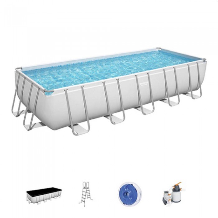 Piscină Bestway Power Steel 5612BBW cu cadru – Piscine