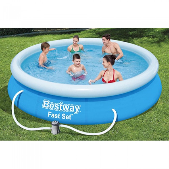 Надувной бассейн с насосом для фильтрации Bestway Fast Set 57274BW – Бассейны