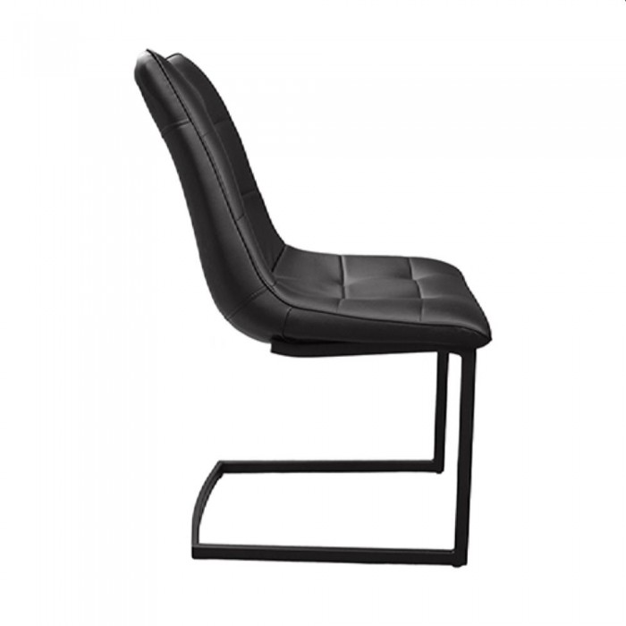 Стул Deco Comfort CF, черный полиуретан+черные ножки – Стулья
