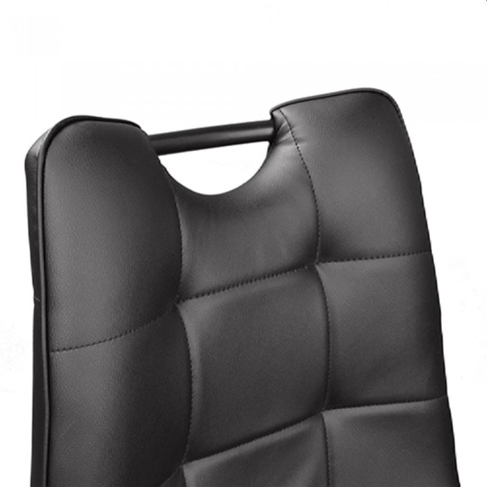 Стул Deco Comfort CF, черный полиуретан+черные ножки – Стулья