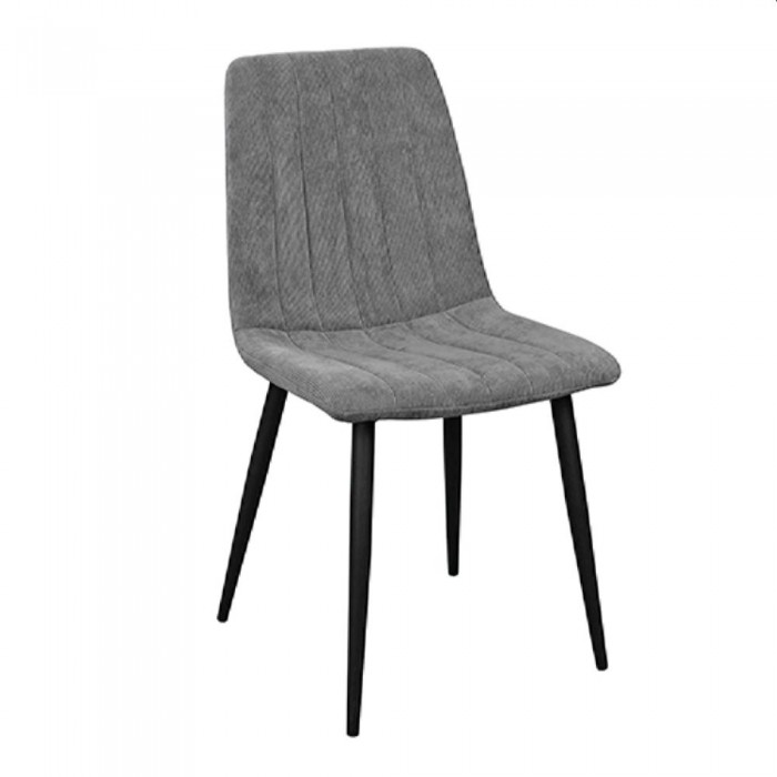 Стул Deco DC-90 BGF166-4 Темно-серый бархат+черные ножки – Стулья