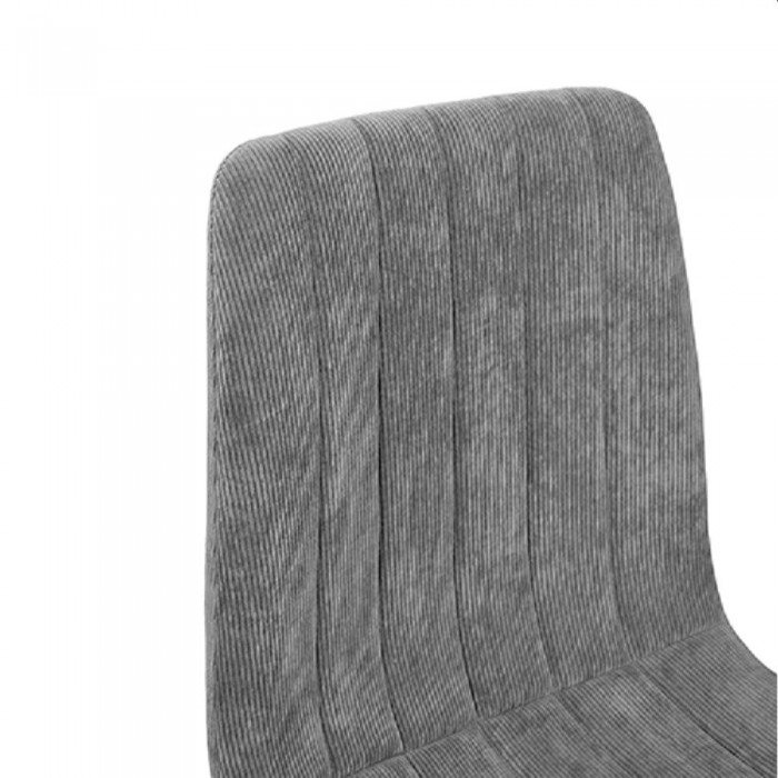 Стул Deco DC-90 BGF166-4 Темно-серый бархат+черные ножки – Стулья