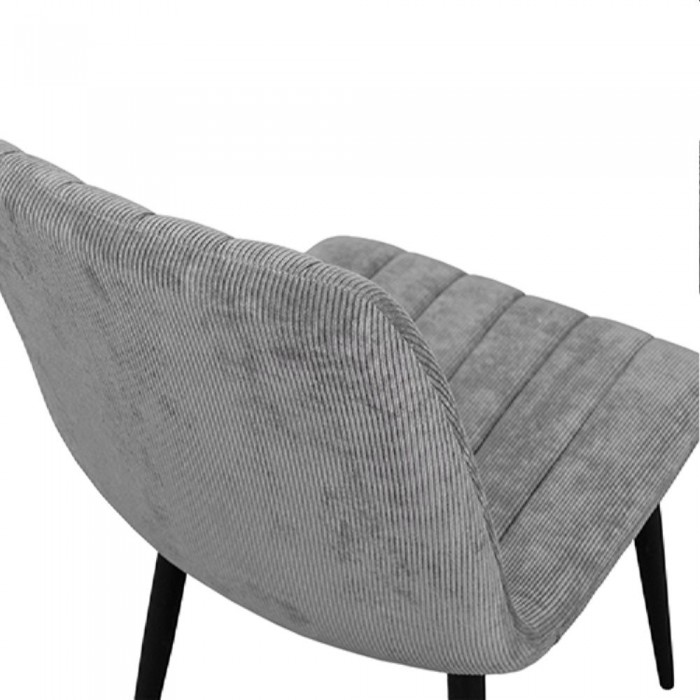 Стул Deco DC-90 BGF166-4 Темно-серый бархат+черные ножки – Стулья