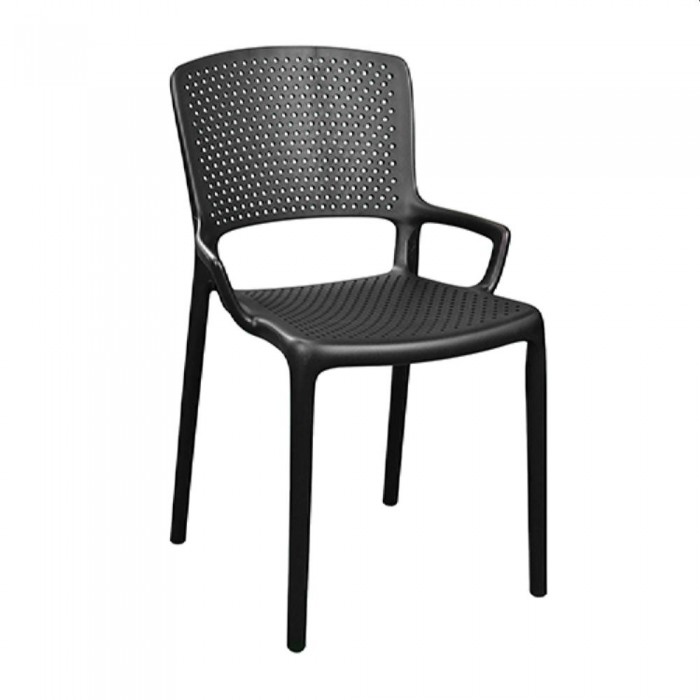 Scaun de grădină Deco Tina DC-226 negru – Scaune de grădină