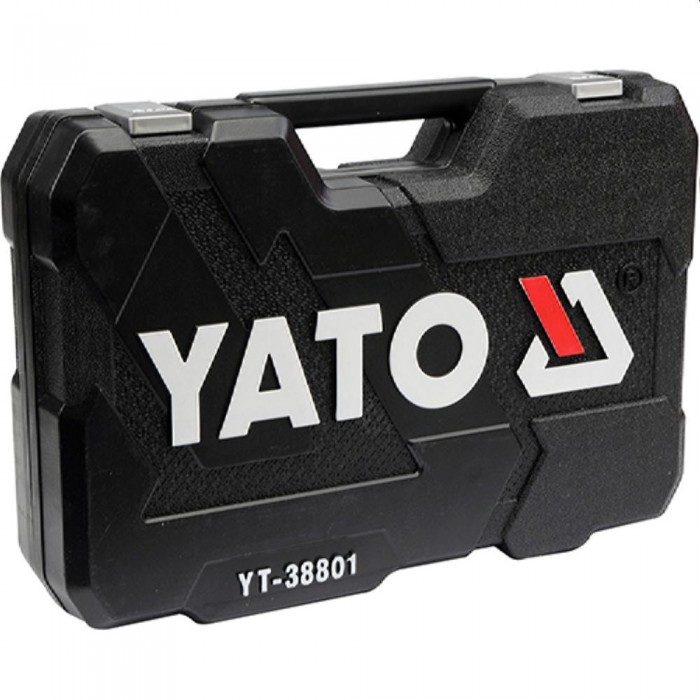 Набор торцевых ключей Yato YT38801 с трещоткой – Наборы инструментов- ключи и акскссуары