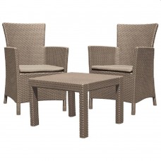 Набор столов и стульев для сада Keter Rosario Balcony Set Cappuccino