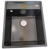Chiuvetă de bucătărie Tornado AMANDA 520x440 Obsidian