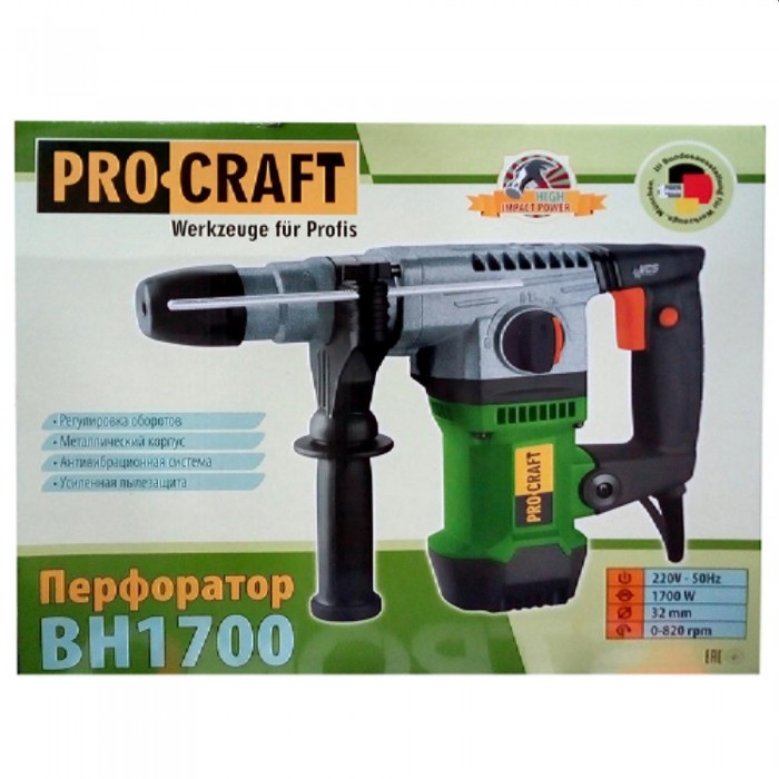 Перфоратор Procraft BH1700 – Перфораторы