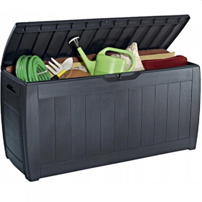 Ящик садовый для хранения Keter Hollywood 270 л Graphite (247310) – Ящики садовые для хранения