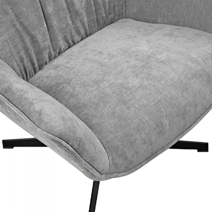 Кресло Deco Twist QC8912-24 серое – Креслы