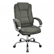 Офисный стул Deco BX-3177 серый тканевый