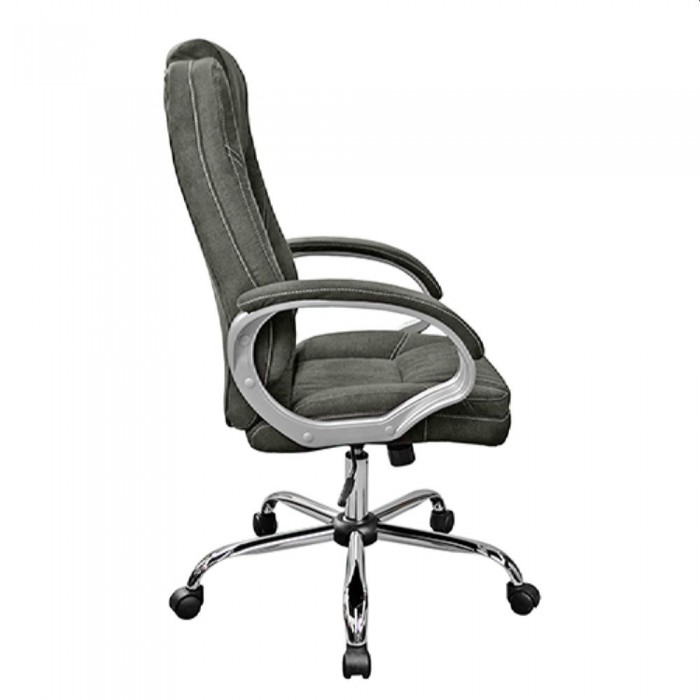 Офисный стул Deco BX-3177 серый тканевый – Кресла офисные