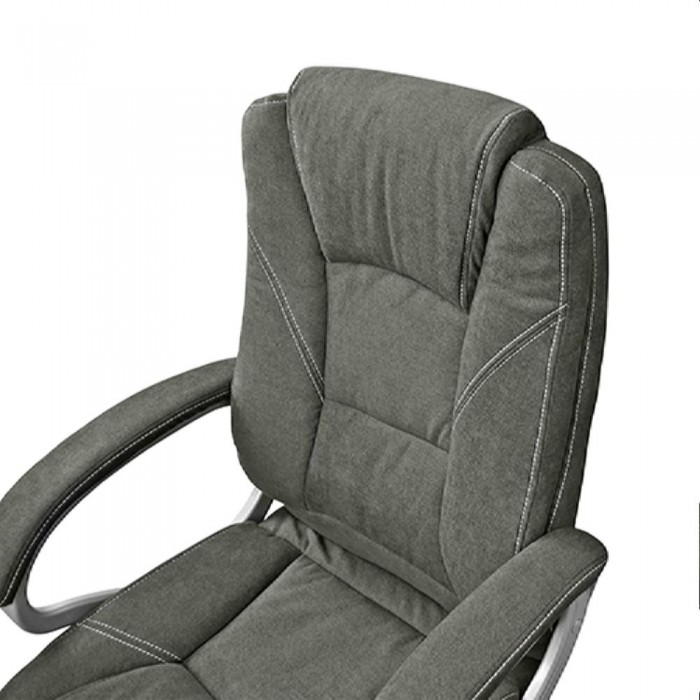 Офисный стул Deco BX-3177 серый тканевый – Кресла офисные