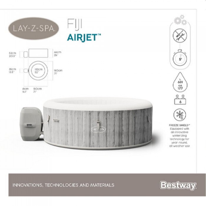 Jacuzzi gonflabil Bestway Fiji AirJet SPA – Piscine