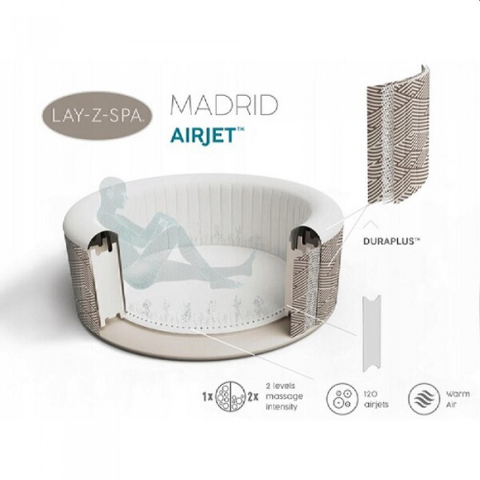 Jacuzzi gonflabil Bestway Madrid AirJet – Piscine