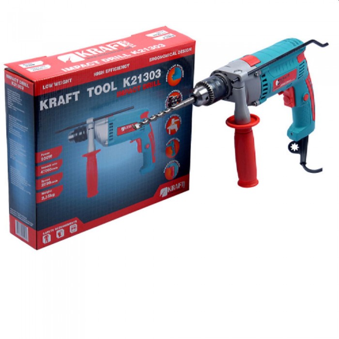 Mașină de găurit cu impact KraftTool K21303 – Mașini de găurit
