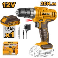Шуруповерт аккумуляторный Ingco CDLI1218