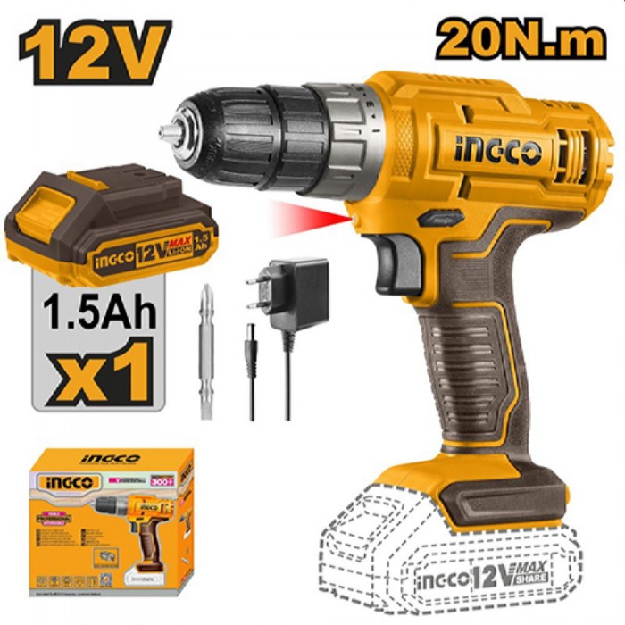 Șurubelniță fără fir Ingco CDLI1218 – Șurubelnițe