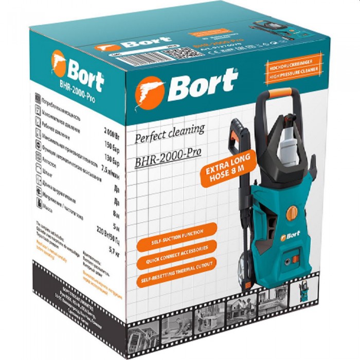 Стиральная машина под давлением Bort BHR-2000-Pro – Мойки высокого давления