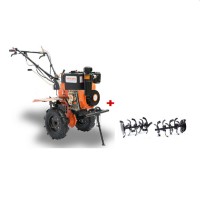 Мотокультиватор на дизельном топливе Aerobs BSD1350E
