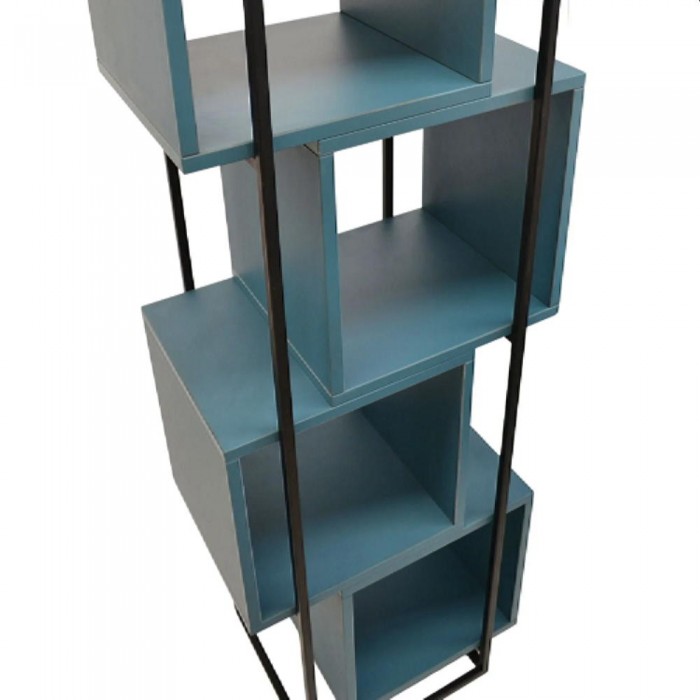 Настольные полки Deco Cubus синие – Полки офисные