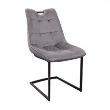 Стул Deco Comfort CF, бархатный серый HLR21+черные ножки
