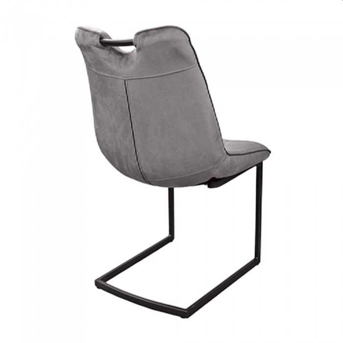 Стул Deco Comfort CF, бархатный серый HLR21+черные ножки – Стулья