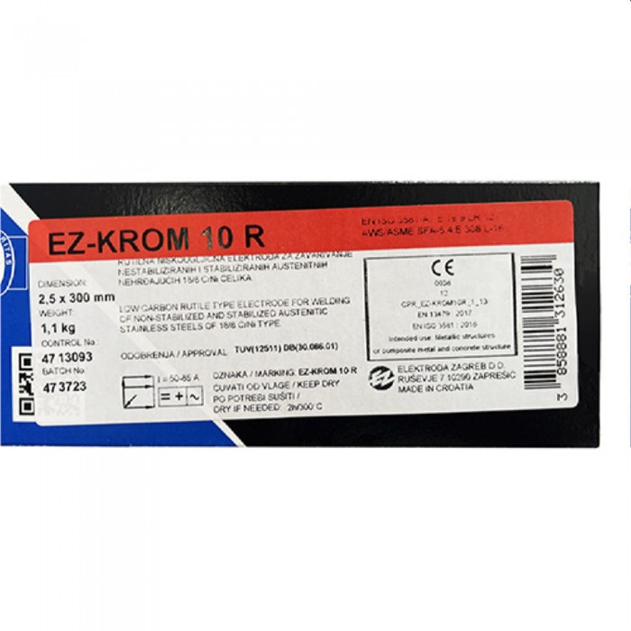 Электроды из нержавеющей стали EZ KROM 10R 2,5-300 – Расходные материалы для сварки