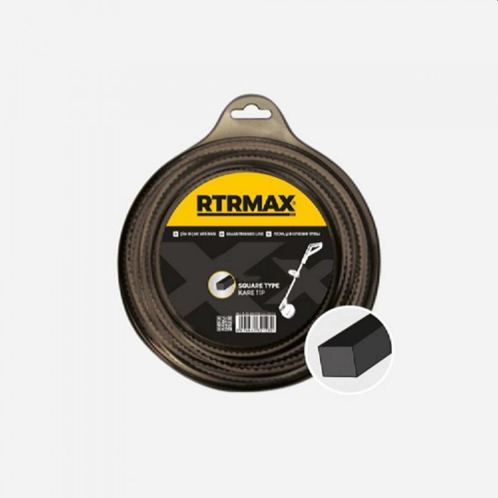Леска для триммера квадратная RTRMAX RTY333 – Аксессуары и расходные материалы для мотокос