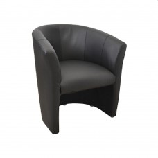 Черное кресло Deco Club Eco 30