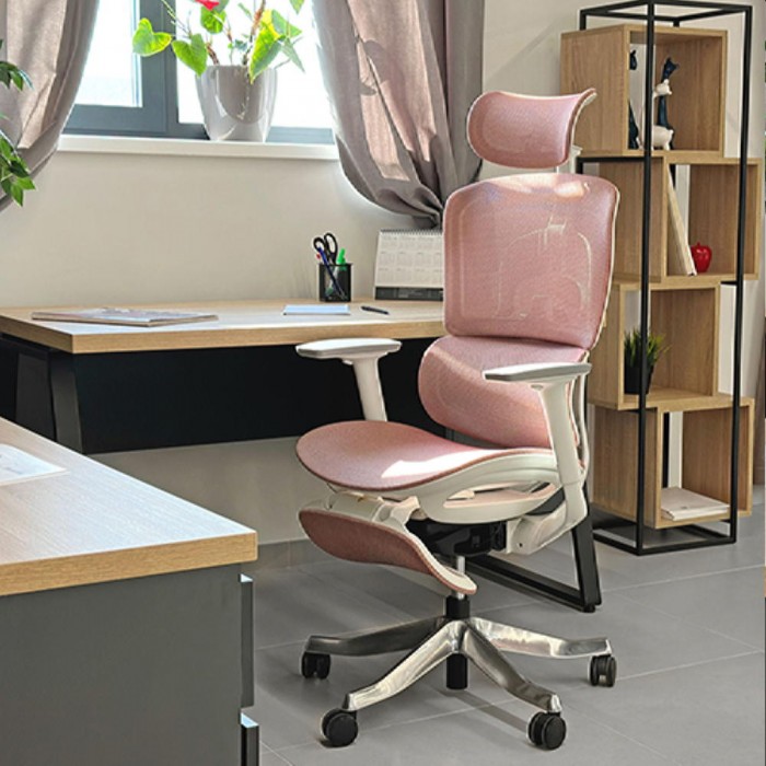 Офисное кресло Deco A98-HS-QW красное – Кресла офисные