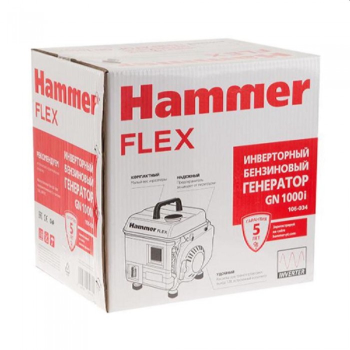 Генератор на бензине Hammer Flex GN1000i – Генераторы