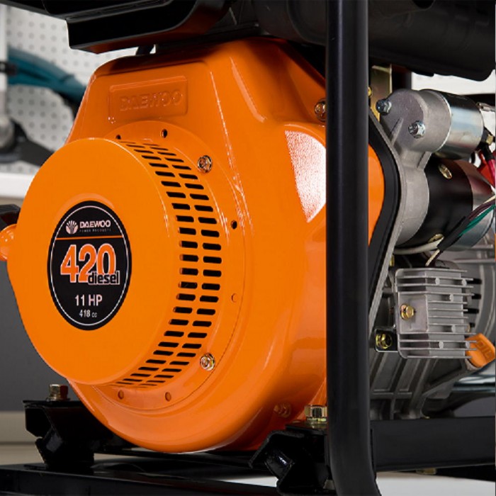 Генератор на дизельном топливе Daewoo DDAE 6000XE-3 – Генераторы