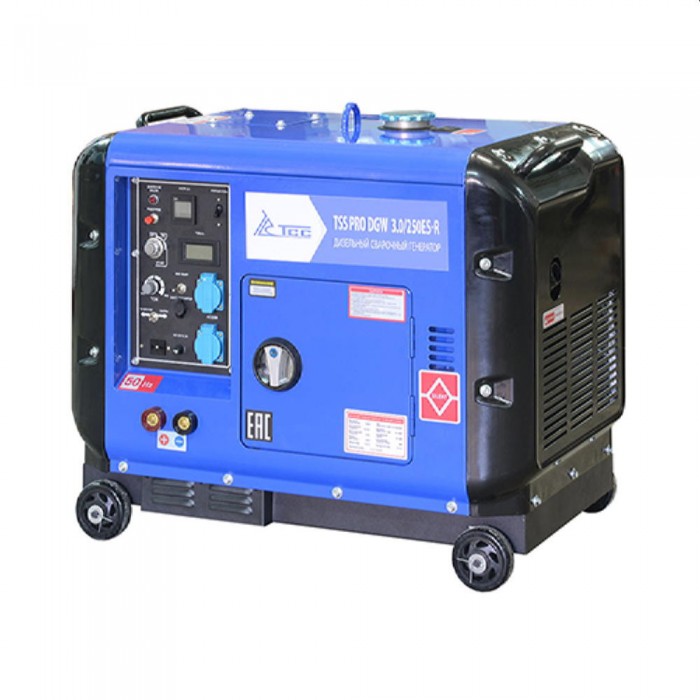 Генератор на дизельном топливе TSS PRO DGW3.0-250ES-R – Генераторы