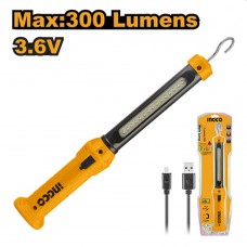 Фонарик на аккумуляторе Ingco HWLI35261