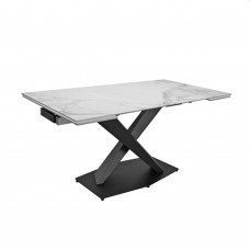 Стол расширяемый для кухни Deco HELIOS White