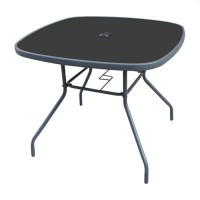 Masă de grădină pătrată din metal Como 51190