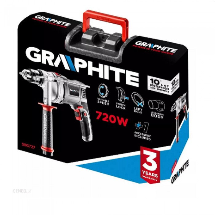 Mașină de găurit cu impact Grafit 58G727 – Mașini de găurit