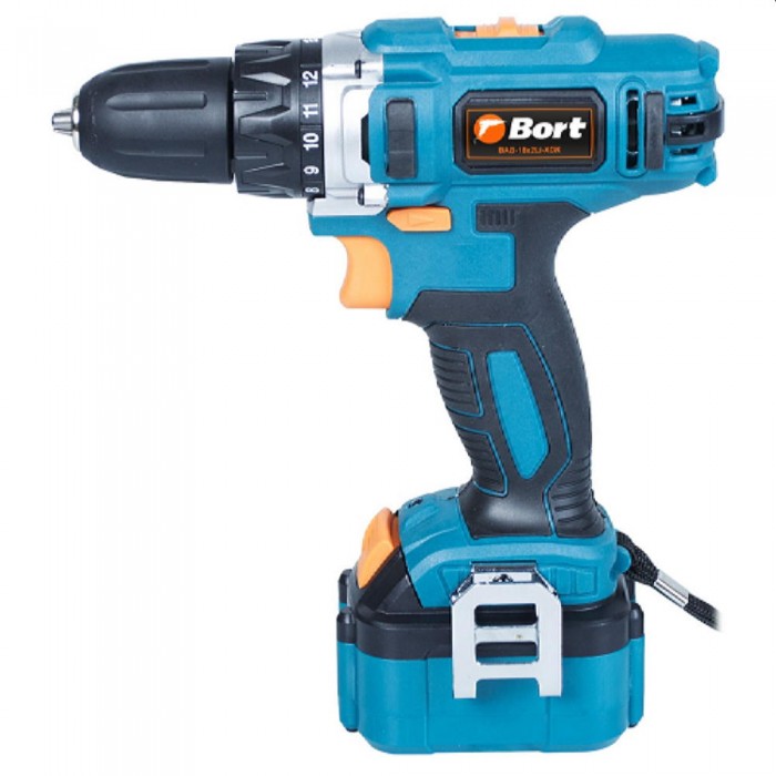 Mașină de găurit/șurubelniță fără fir Bort BAB-18x2Li-XDK – Șurubelnițe
