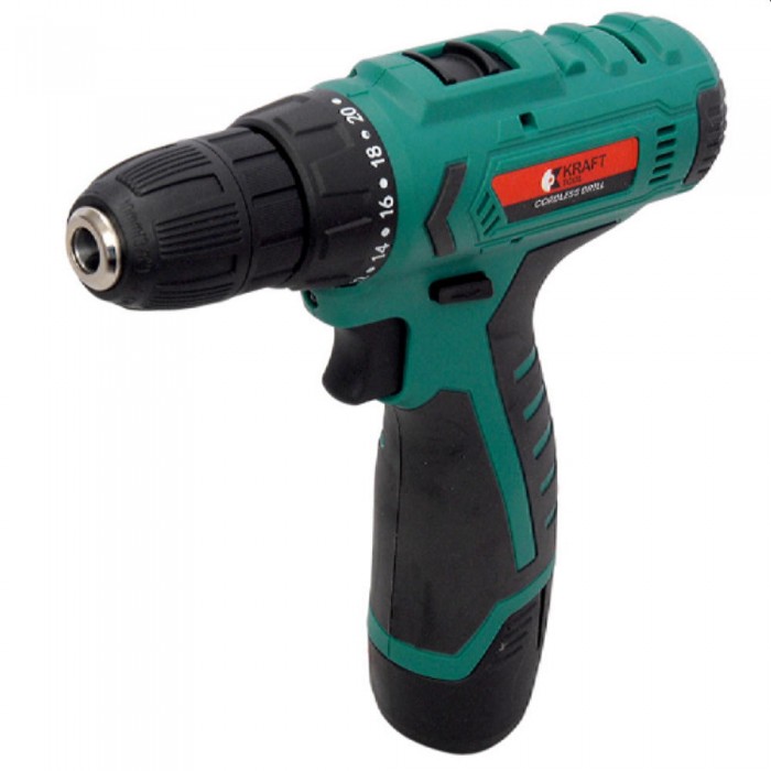 Дрель-шуруповерт аккумуляторный KraftTool KT12V NEW Li-Ion – Шуруповерты