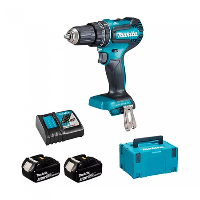 Шуруповерт дрель с аккумулятором Makita DHP485RTJ – Шуруповерты
