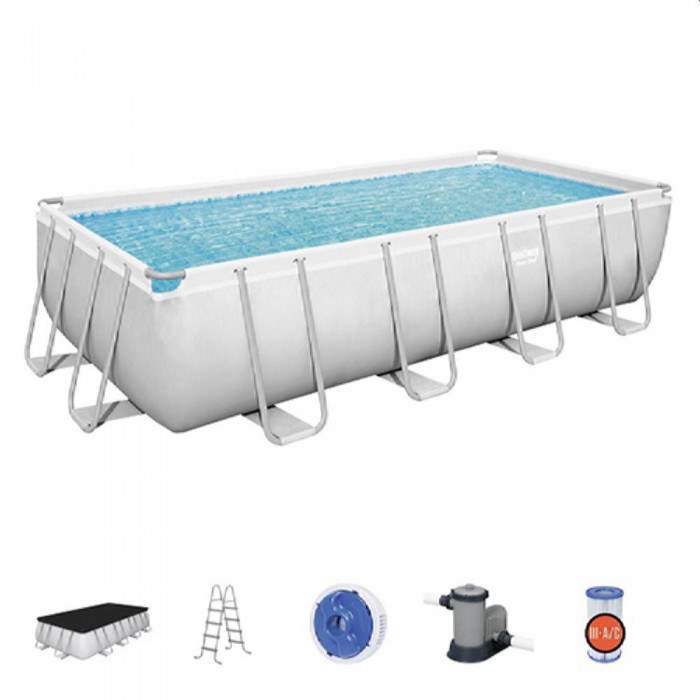 Piscină Bestway Power Steel 56465BW cu cadru – Piscine