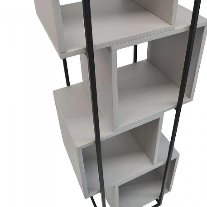 Настольные полки Deco Cubus серые – Полки офисные